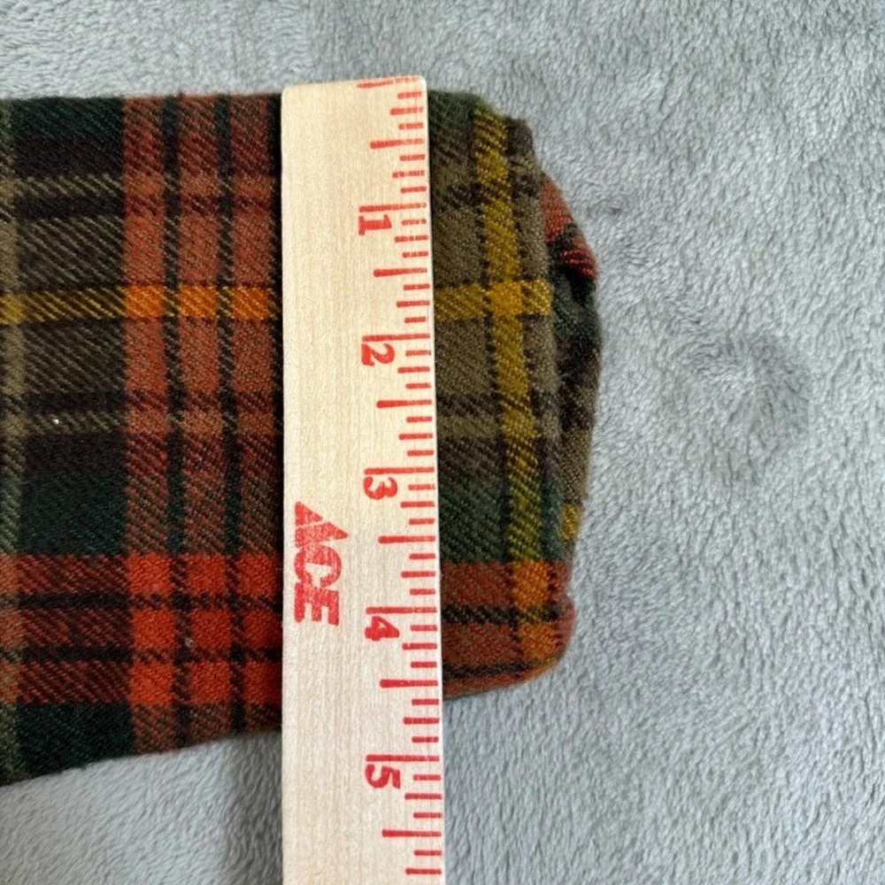 Vintage OshKosh Bgosh Plaid Barn Jacket 24 Months Corduroy Collar Quilted Lining